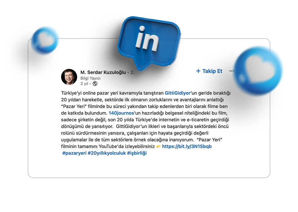 GittiGidiyor’un 20 Yılını Anlatan “Pazar Yeri” Belgesel Filmi