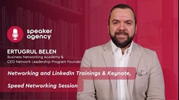 Networking and LinkedIn Trainings & Keynote, Speed Networking Session | Ertugrul Belen