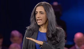 Ayesha Khanna, adm.direktør ADDO AI på NHOs årskonferanse 2018