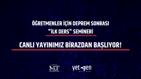 Öğretmenler için Deprem Sonrası 'İlk Ders' Semineri