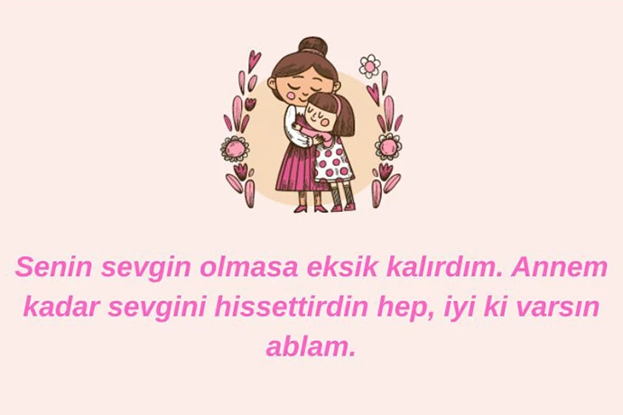 Ablaya Anneler Gunu Mesaji Atmak
